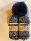 COTTON POD Charlotte Beanie Hat ~ Crochet Kit ~ 6 colourways