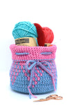 Poco Drawstring Bag Crochet Pattern & Kits from Cotton Pod UK