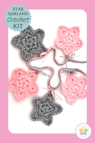 Star Garland Crochet Kit from Cotton Pod UK