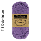 Buy Scheepjes Catona 25g Mercerised Cotton from Cotton Pod UK 113 Delphinium