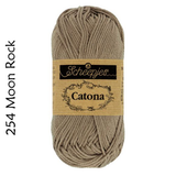 Buy Scheepjes Catona 25g Mercerised Cotton from Cotton Pod UK 254 Moon Rock