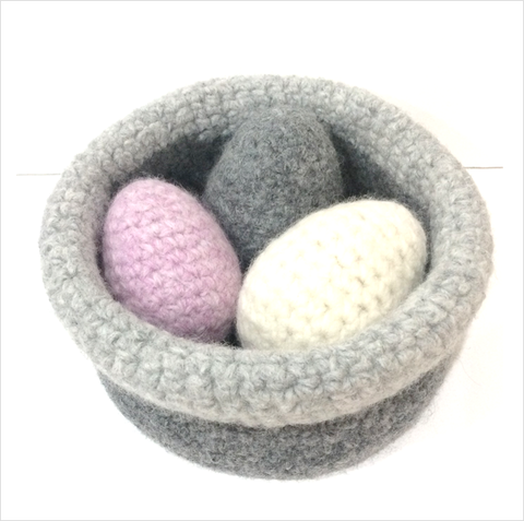 Crochet Basket Pattern by Cotton Pod