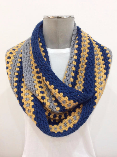 COTTON POD Crochet Pattern ~ Cut The Mustard Infinity Scarf (PDF Downl ...