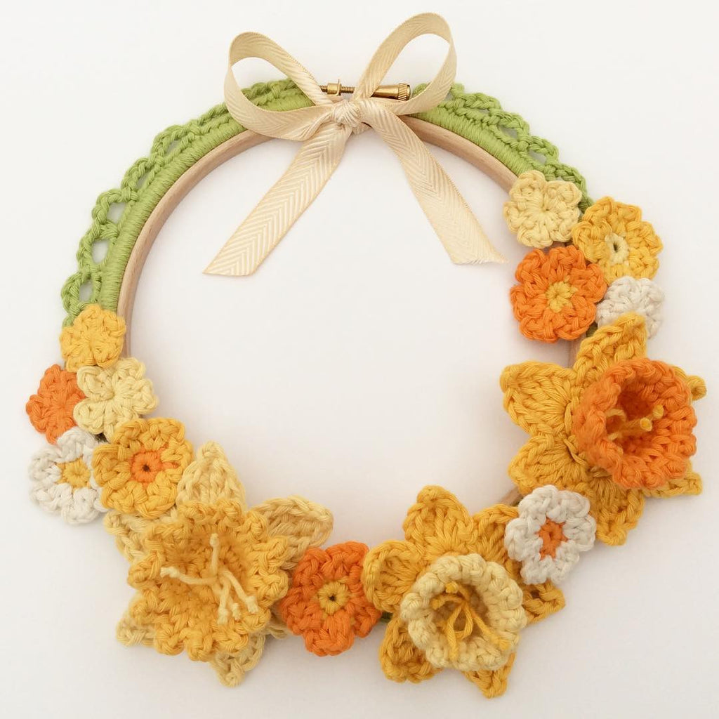Spring Wreath ~ Crochet Tutorial