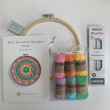 COTTON POD Crochet Kit ~ Naissance Mandala ~ Catona Minis (20cm diameter)