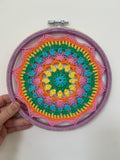 COTTON POD Crochet Kit ~ Naissance Mandala ~ Catona Minis (20cm diameter)