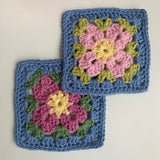 COTTON POD Sundrop Flower Granny Square Bag ~ Crochet Kit ~ Scheepjes Cahlista (3 Colourways)