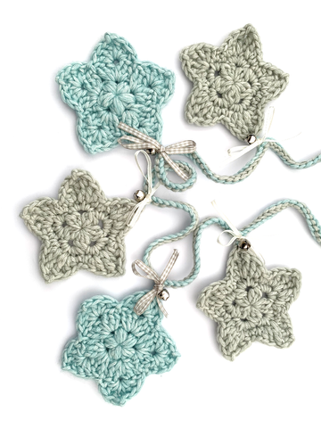 Star Garland Crochet Pattern by Cotton Pod