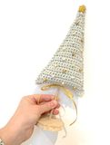 COTTON POD Crochet Kit ~ Festive Trees Kit & Refill Packs ~ Champagne Bubbles