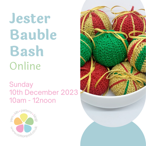 Jester Bauble Bash ~ ONLINE ~ Dec 10th 2023 ~ 10am - 12 noon
