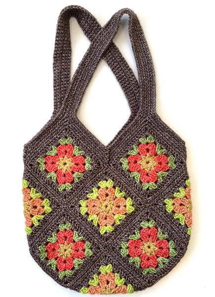 COTTON POD Sundrop Flower Granny Square Bag ~ Crochet Pattern (PDF DOW ...