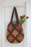 Sundrop Flower Granny Square Bag Crochet Kit