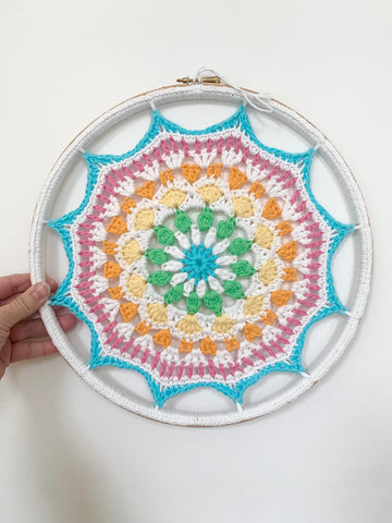 Naissance Mandala Pattern with Hoop Tutorial (PDF Download)