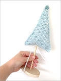 COTTON POD Crochet Kit ~ Festive Trees Kit & Refill Packs ~ Ice Blue