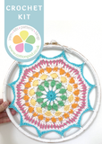 COTTON POD Crochet Kit ~ Naissance Mandala ~ Cahlista (30cm Diameter)