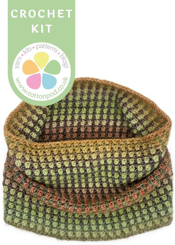 * Wild Fen Cowl Crochet Kit (3 colourways)