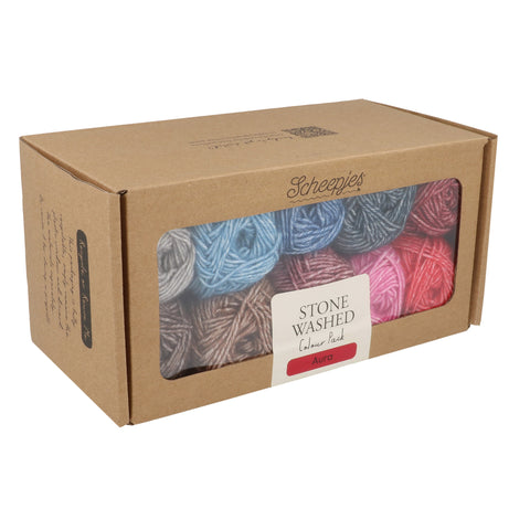 Scheepjes Scheepjes Stone Washed colour pack 10x25g - Intentions - Creahuys 41 Scheepjes Scheepjes Stone Washed colour pack 10x25g - Intentions - Creahuys 41