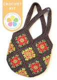 Sundrop Flower Granny Square Bag Crochet Kit