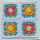 Sundrop Flower Granny Square Pattern