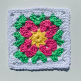 Sundrop Flower Granny Square Pattern