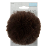 Buy Trimits Brown 12cm Pom Pom from Cotton Pod UK