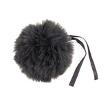 Buy TRIMITS Grey Faux Fur Pom Pom 11cm large