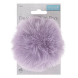 Trimits 11cm Faux Fur pom pom Lilac