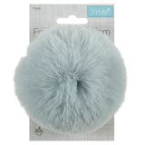TRIMITS ~ Faux Fur Pom Pom ~ Large 11cm ~ 1 Piece: Light Blue