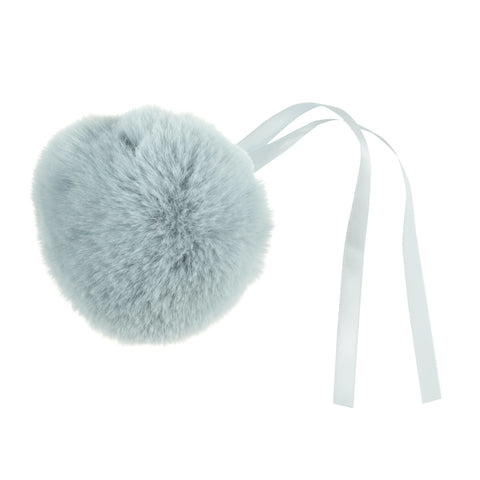 TRIMITS ~ Faux Fur Pom Pom ~ Large 11cm ~ 1 Piece: Light Blue
