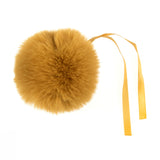 Buy TRIMITS Mustard Faux Fur Pom Pom 11cm large