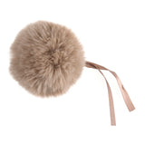 TRIMITS ~ Faux Fur Pom Pom ~ Large 11cm ~ 1 Piece: Natural