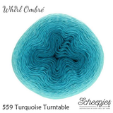 Buy Scheepjes Whirl from Cotton Pod UK 559 Turquoise Turnatble
