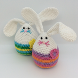 COTTON POD CROCHET PATTERN - MINI MEGG BUNNY & THE EGG HUNT (PDF DOWNLOAD)