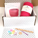 CROCHET GIFT SET ~ Cross Stitch Crochet Basket from Cotton Pod UK Crochet Kit
