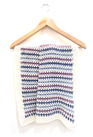 COTTON POD Crochet Pattern ~ Dinky Diamonds Baby Blanket (PDF Download)