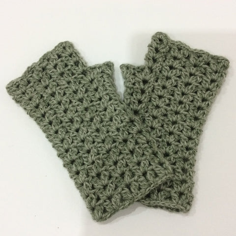 COTTON POD Crochet Pattern ~ Whitstable Wrist Warmers (PDF Download)