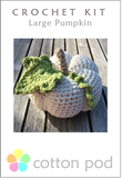 Large Pumpkin Crochet Kit buy from www.cottonpod.co.uk