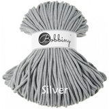 Buy Bobbiny 5mm Braided Cord from Cotton Pod UK Silver