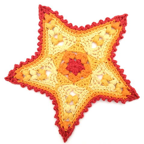 Starfish Applique Crochet Pattern by Cotton Pod