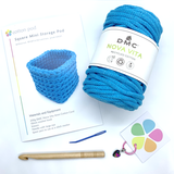 CROCHET GIFT SET ~ Square Mini Storage Pod from Cotton Pod UK