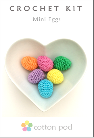 Buy Mini Eggs Crochet Kit by Cotton Pod UK