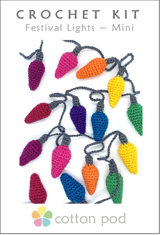 Buy Festival Fairy Lights Crochet Kit from Cotton Pod UK