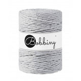 Buy Bobbiny 5mm Macramé Cord Light Grey from Cotton Pod UK