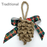 Crochet pine cone pattern by Cotton Pod UK