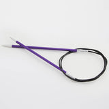 Knit Pro ZING ~ circular knitting needles ~ 80cm long