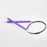 Knit Pro ZING ~ circular knitting needles ~ 80cm long